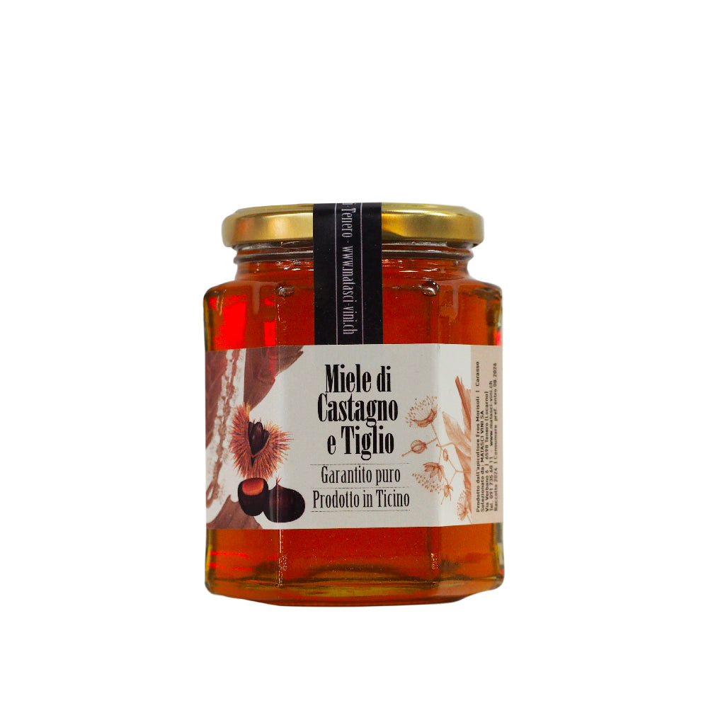 Miele Ticinese di Castagno e Tiglio 360 g