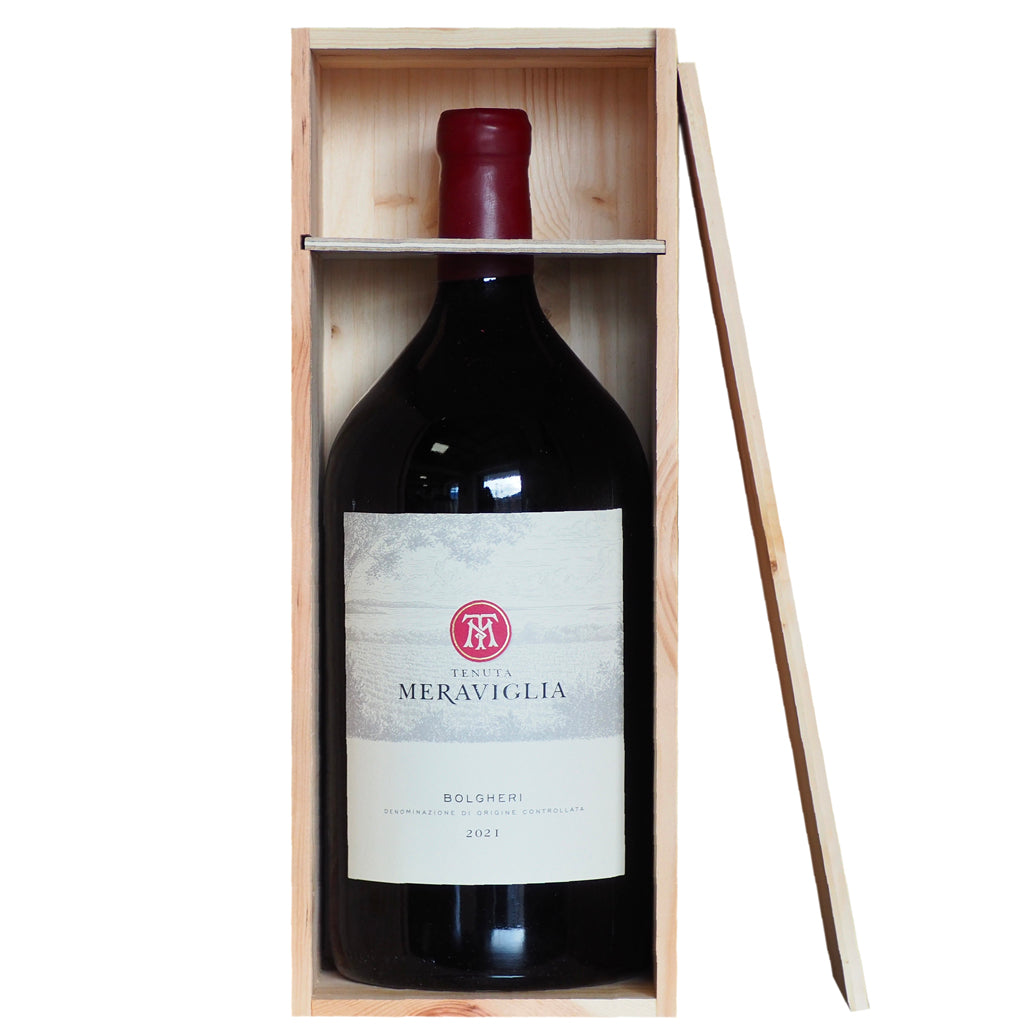 Rosso Bolgheri DOC Tenuta Meraviglia 300 CL in Cassetta Legno