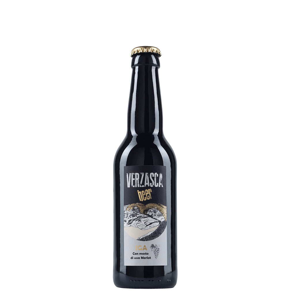 Verzasca Bier IGA mit Merlot-Traubenmost Matasci 33 CL
