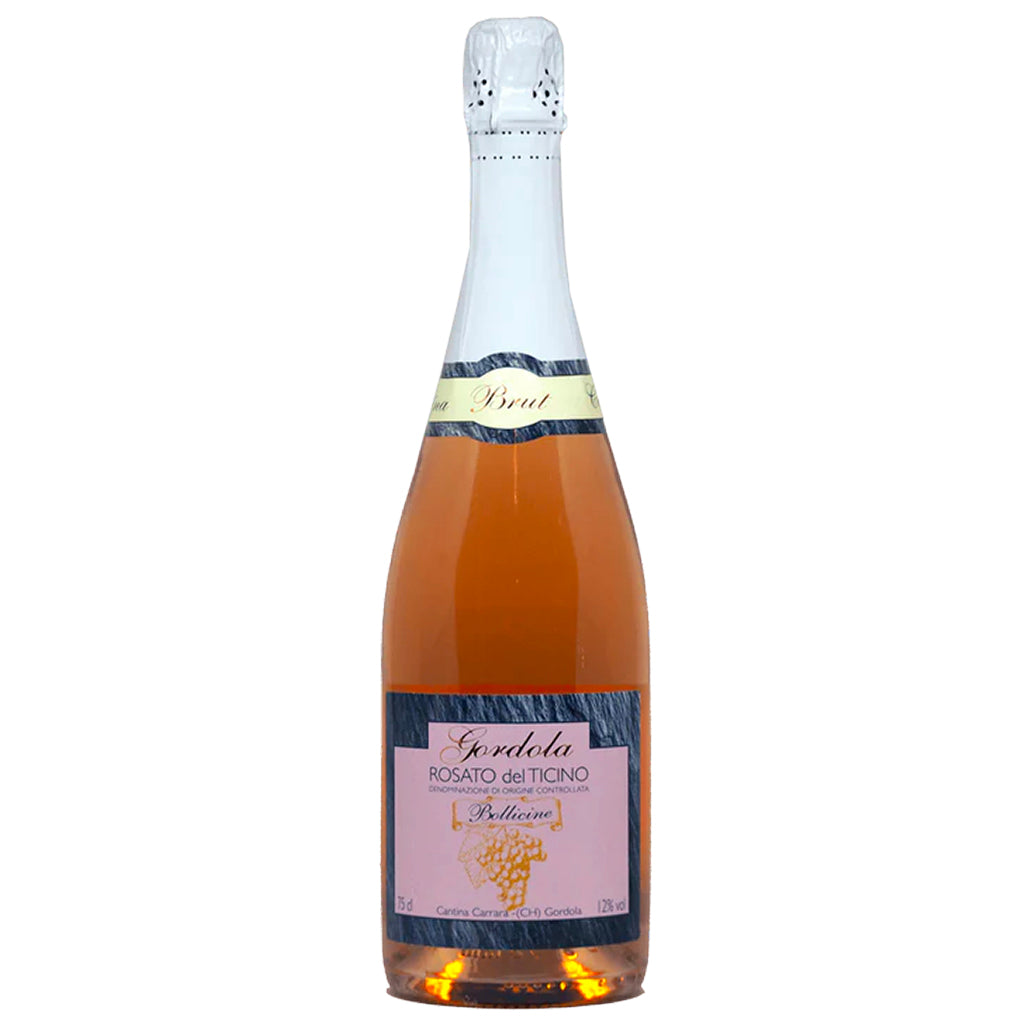 Gordola Bollicine Rosé del Ticino DOC 75 CL