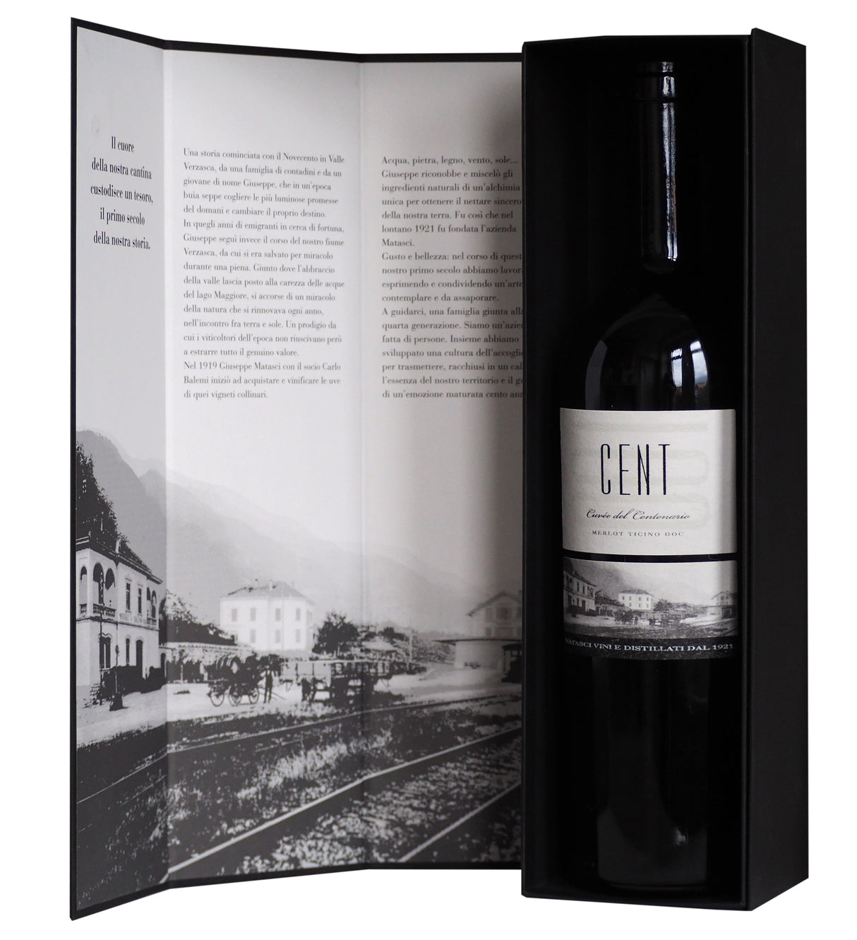 Cent - Cofanetto Cuvée Centenario Ticino DOC 75 CL