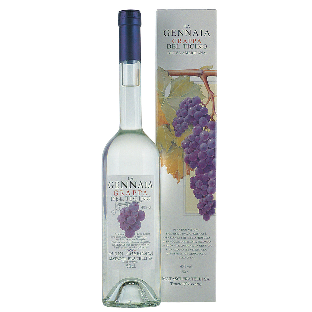 La Gennaia Grappa di uva Americana 50 CL