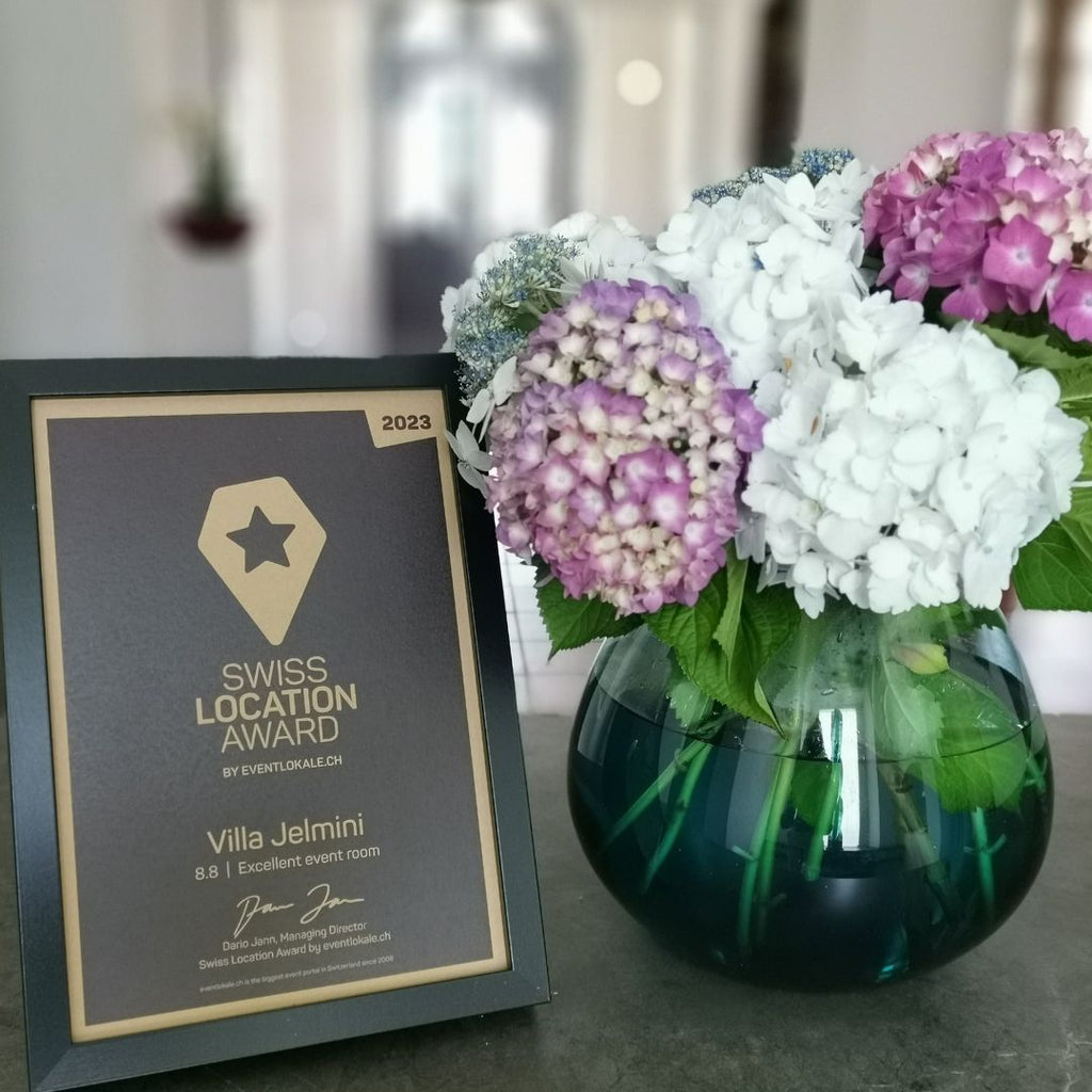 Villa Jelmini riceve premio Swiss Location Award 2023 