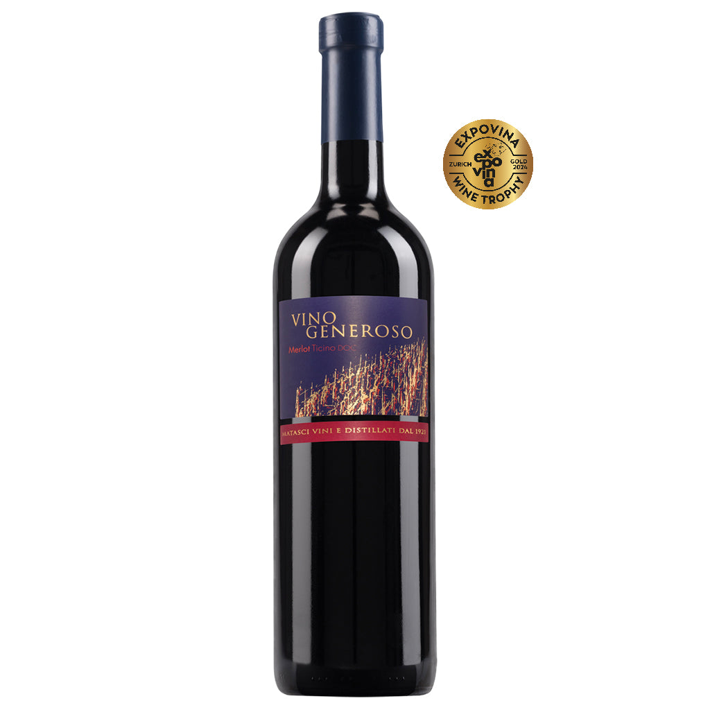 Vino Generoso Merlot Ticino DOC 75 CL