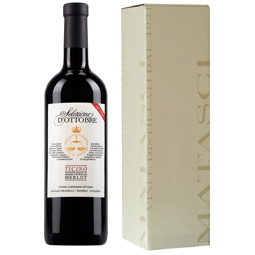 Selezione d'Ottobre Ticino Doc Merlot 150 CL con Scatola