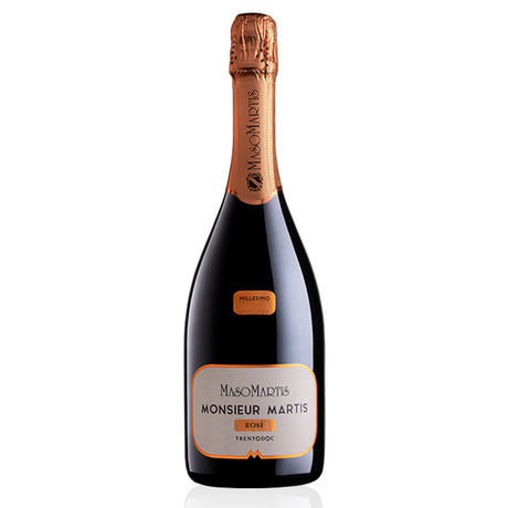 Trento DOC Rosé Brut Monsieur Martis 75 CL con Astuccio