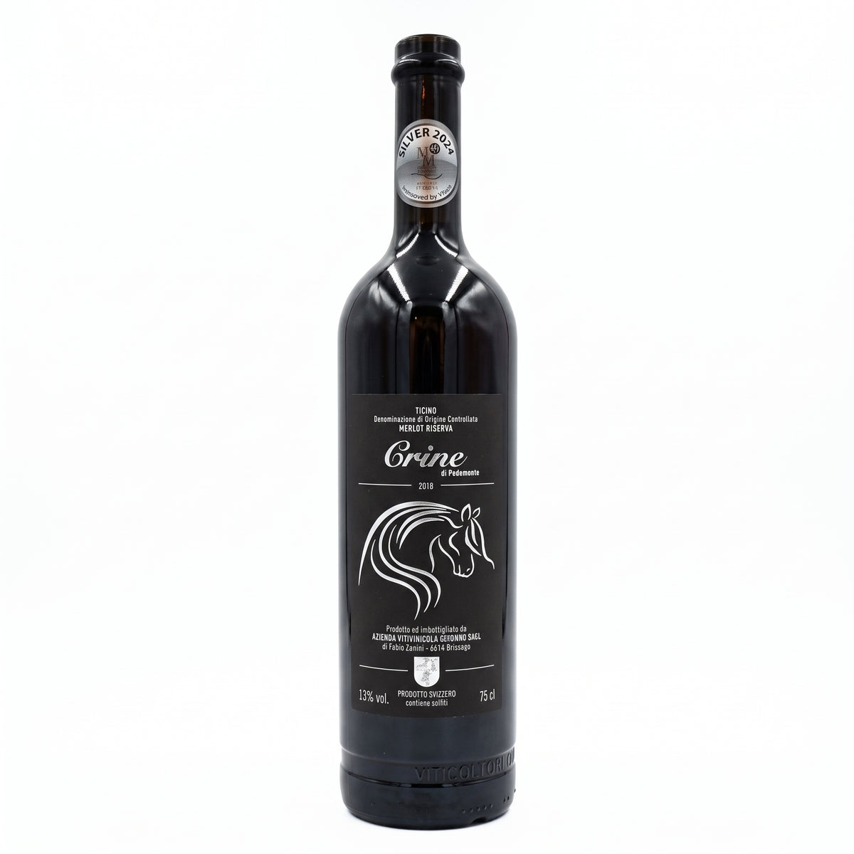 Crine di Pedemonte Riserva Ticino DOC Merlot 75 CL